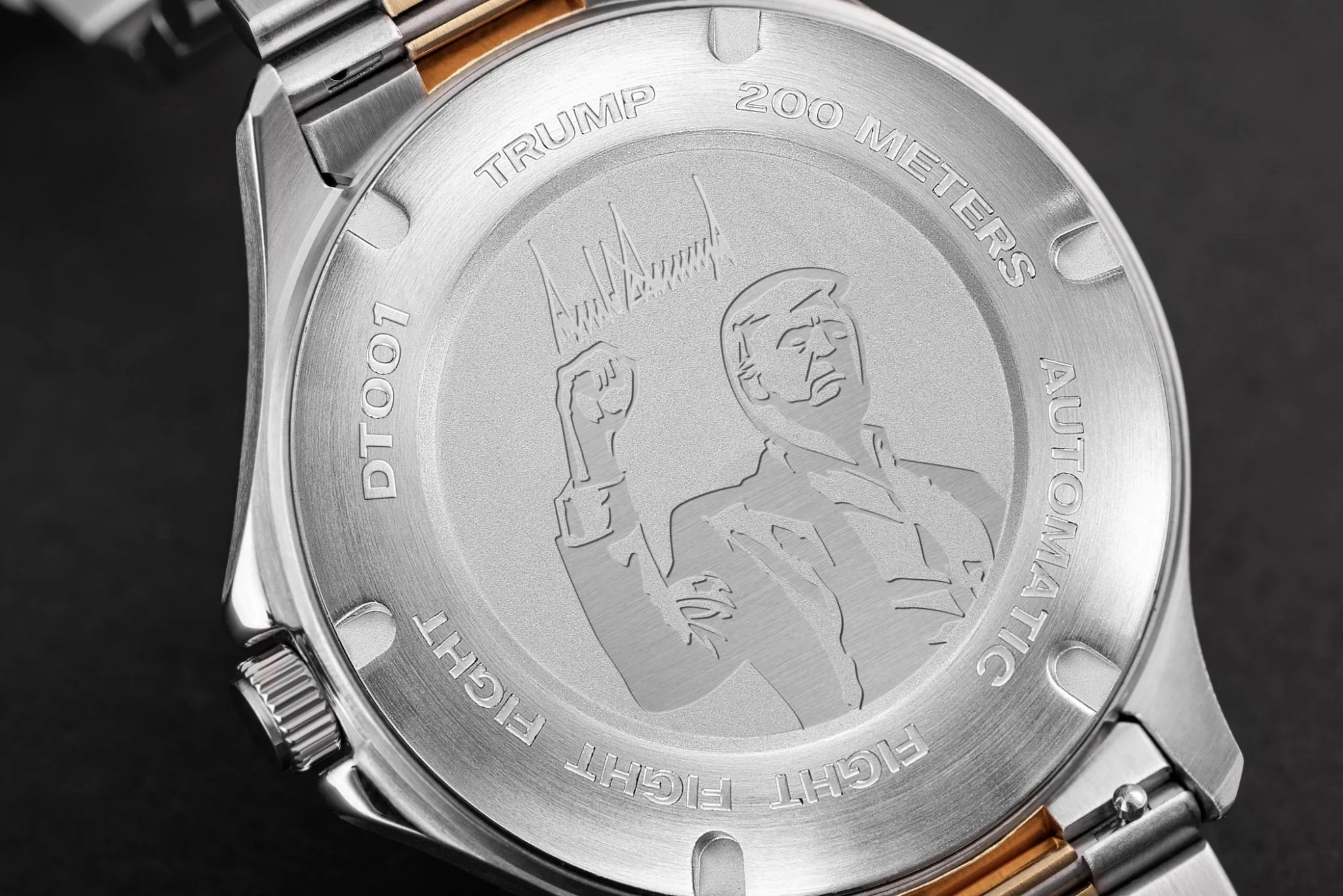 Trump Presidential Mogul - Two Tone Gold White Dial - Image 3